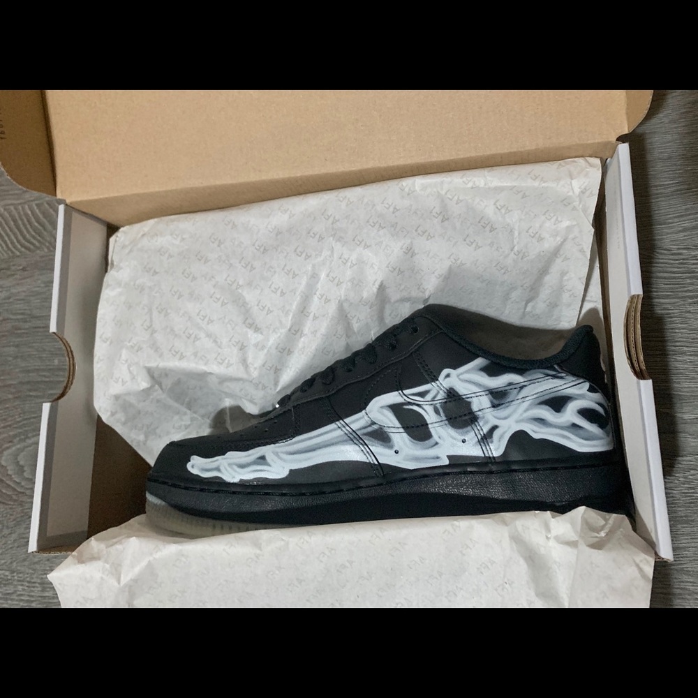 Nike Air Force 1 Skeleton (halloween 2019) - Picture 3 of 6